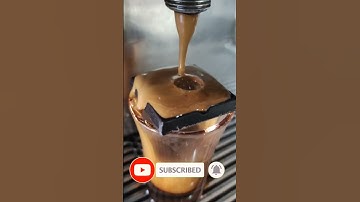 Extracting coffee with dark chocolate🍫🔥🥃Like and subscribe if you like it