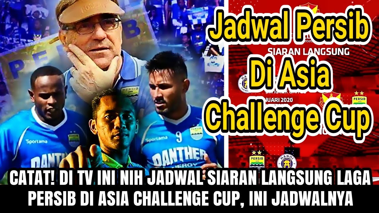 🔥🔥CATAT! Di TV Ini Nih Jadwal Siaran Langsung Laga Persib