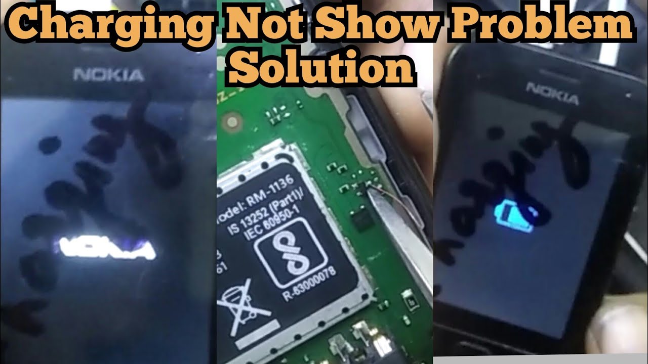 Nokia Rm 1136 Charging Not Show Problem Solution | Nokia rm 1136 charging problem solution