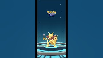 EPIC SHINY EVOLUTION! PokeGOThy Abra CP 922 → Alakazam CP 1423 Pokemon GO Indonesia #Shorts