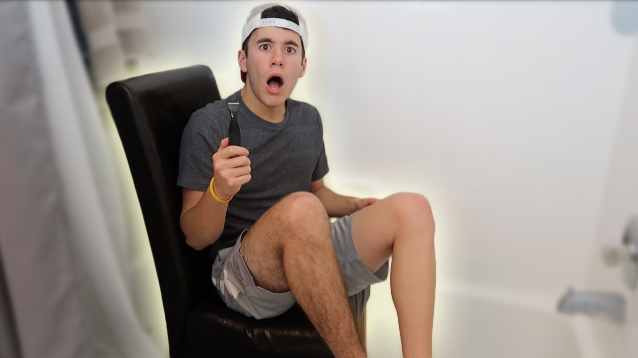 SHAVING MY LEGS AFTER 8 YEARS YouTube