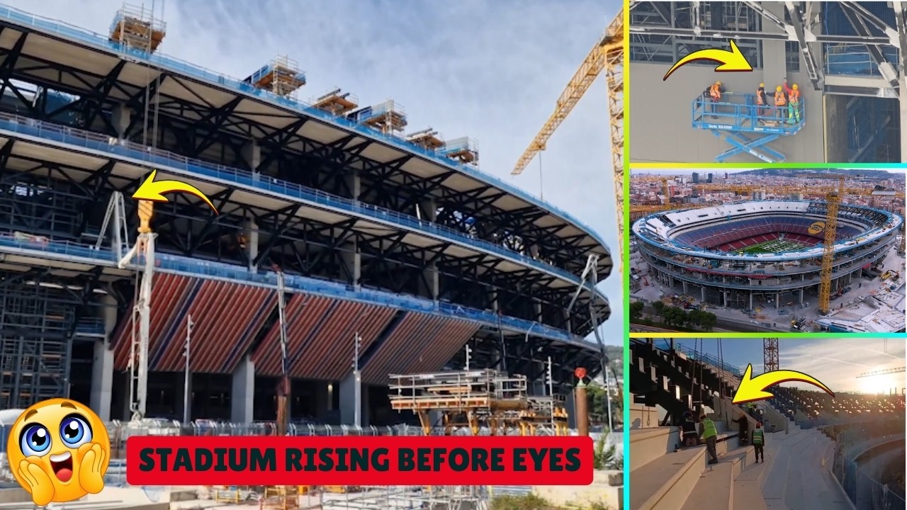 New Camp Nou Is Moving FAST! Full Construction Update You Can't Miss!"
