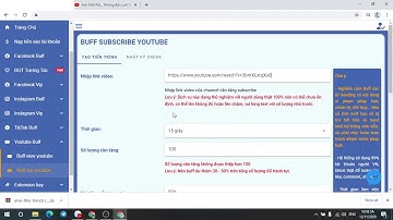 HƯỚNG DẪN BUFF SUB YOUTUBE