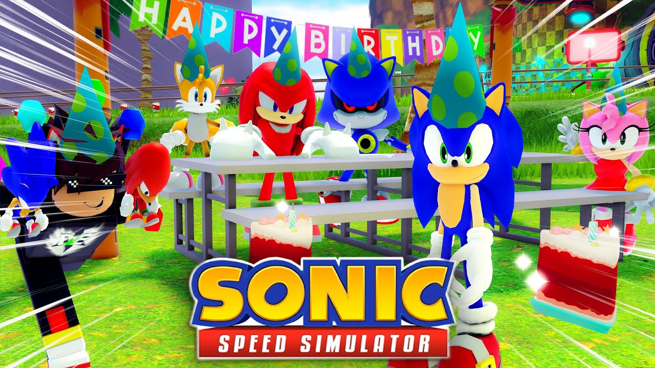 new-sonic-birthday-party-update-sonic-speed-simulator-youtube