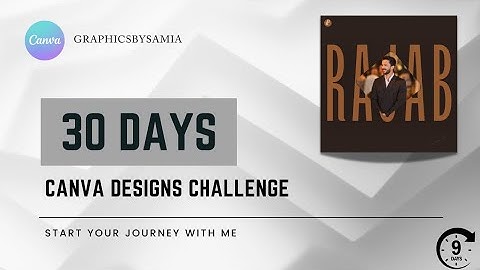Day 9 of 30 days Canva designs challenge with me as beginner @GraphicsBysamia-p6p