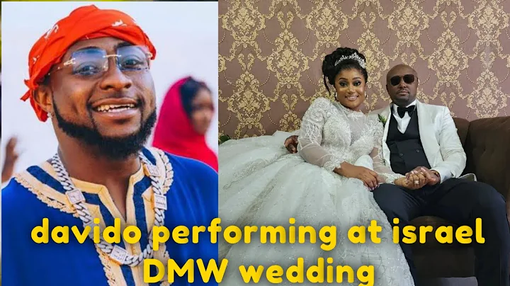 Davido performing at israel DMW wedding