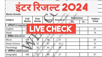 Bihar Board intermediate result 2024 live Check