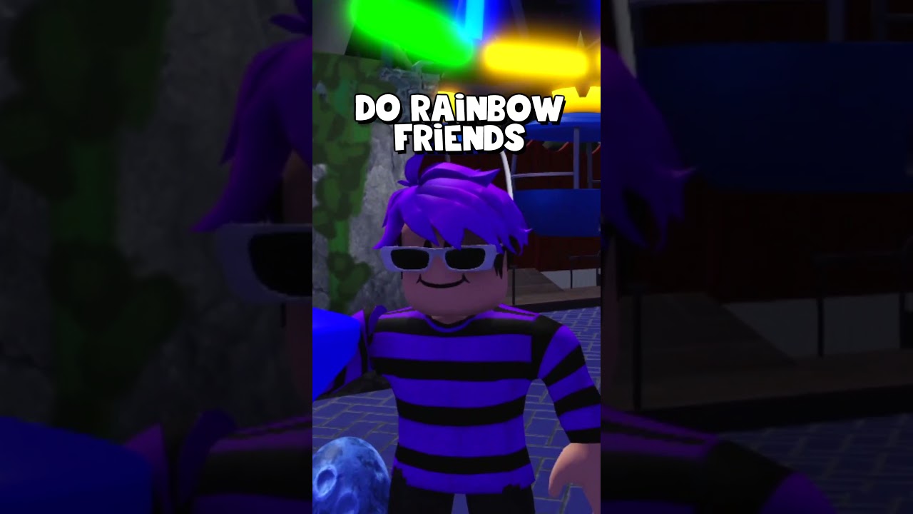 🌈RAINBOW FRIENDS ROBLOX 💥 (TODOS OS FINAIS) NUNCA ENTRE nesse JOGO..  SOZINHO! 😰 