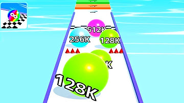 Ball Run Infinity Number ! All Levels Gameplay (1483-1489) android, ios