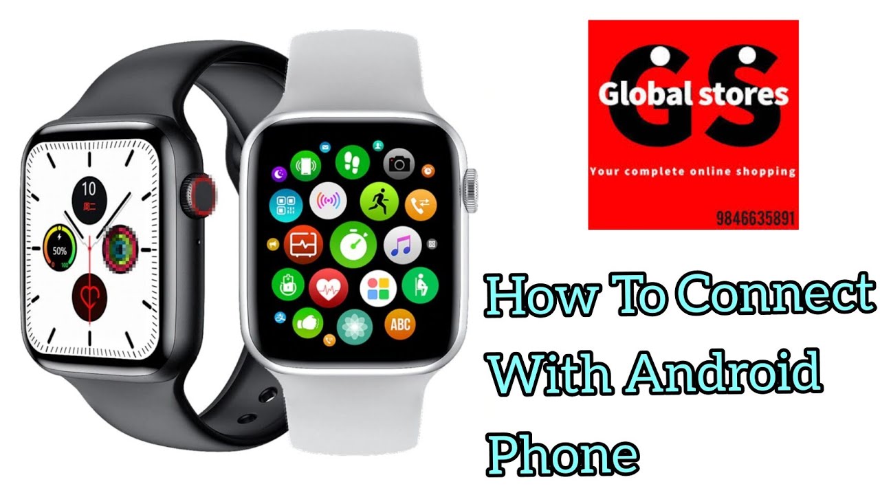 How to connect W68 smart watch with android phones ll Best Smart Watch -  YouTube