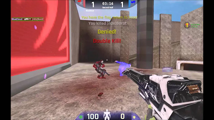 UT4 iCTF Double denials + Return + Rebound flag cap on 4v4 PUG