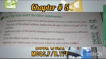 computer class7 part #5  Book work chapter #5 The email