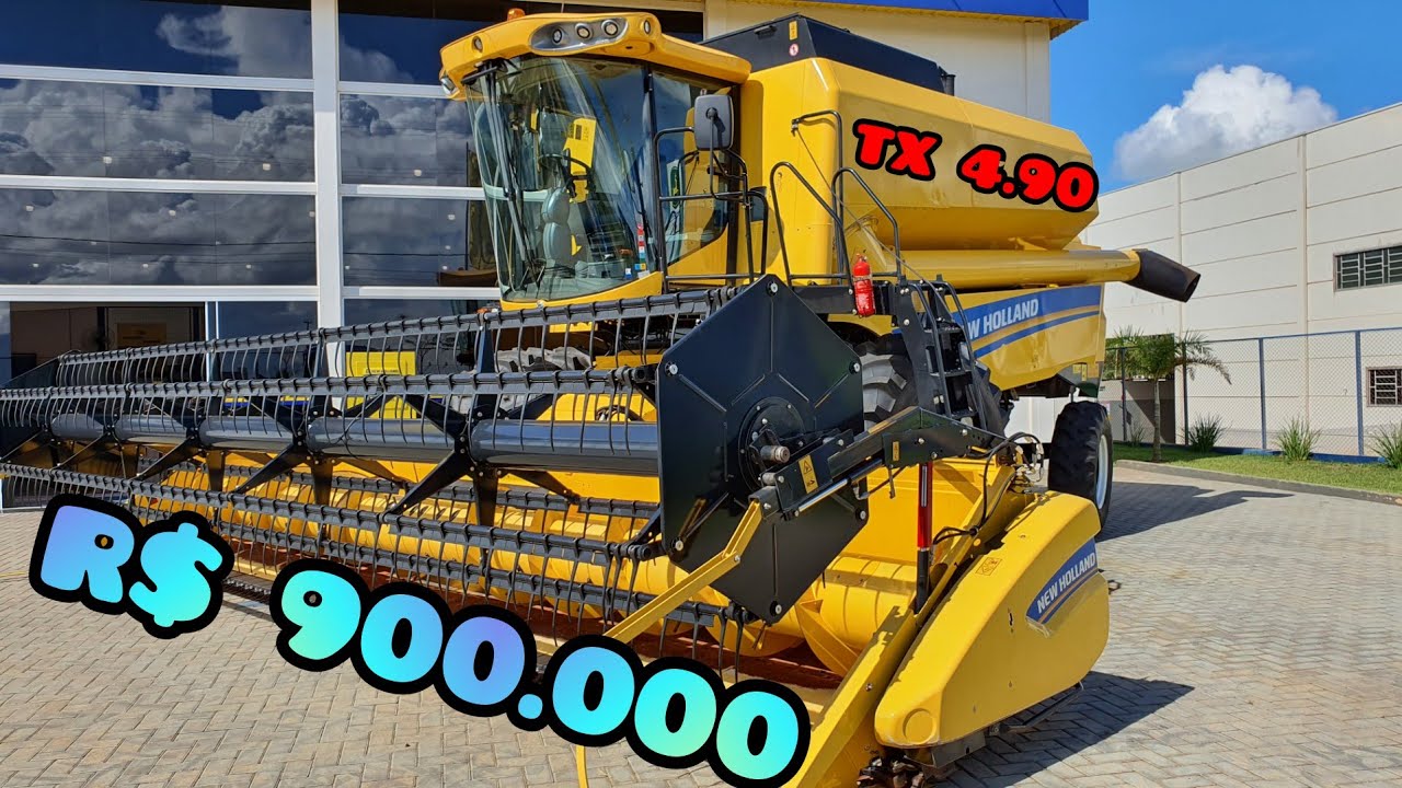 NOVA!!! COLHEITADEIRA || NEW HOLLAND TX 4.90 || 2020/21