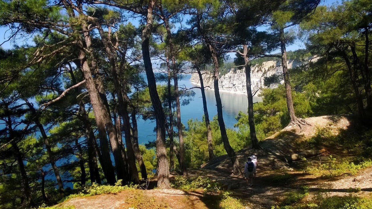 Кемпинг Голубая бездна. Декабрь 2017 - YouTube