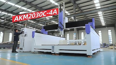 AccTek 4 Axis CNC Router with Auto Tool Changer AKM2030C-4A