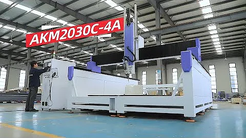 AccTek 4 Axis CNC Router with Auto Tool Changer AKM2030C-4A