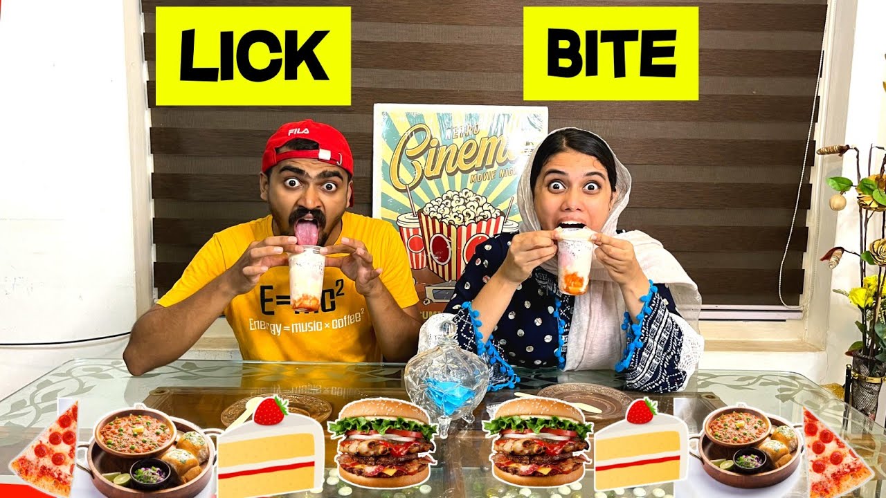 Lick it Or Bite it Or Eat it Challenge 😂Fazikka നക്കി നക്കി പണി കൊടുത്തു 😂