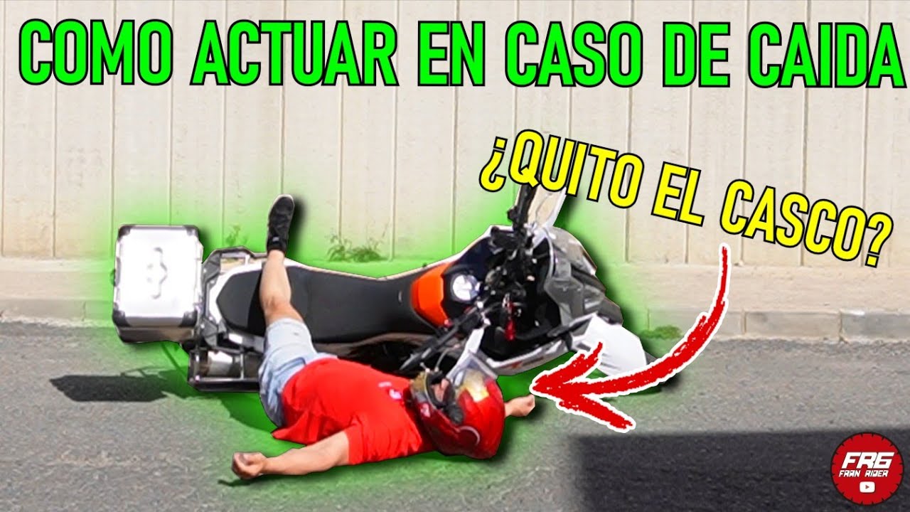 COMO ACTUAR EN CASO DE ACCIDENTE EN MOTO / CONSEJOS PARA ACTUAR EN UN ...