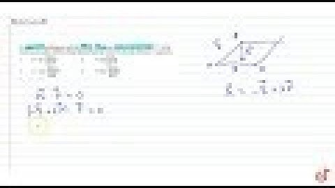 JEE MAINS 2018 Let ABCD be a parallelogram such that ` vec A B= vec q , vec A D= vec p""a n d""/...