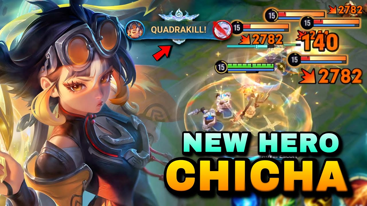 QUADRAKILL! NEW HERO CHICHA IS SO BROKEN WITH THIS INSANE DAMAGE BUILD | CHINA CHICHA BUILD & ARCANA