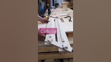 woodworking jig/simple router jig for making dados