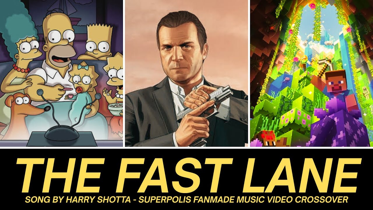 Harry Shotta - The Fast Lane (Superpolis Fanmade Music Video Crossover)