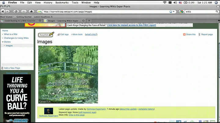 Adding pictures and videos to a wiki