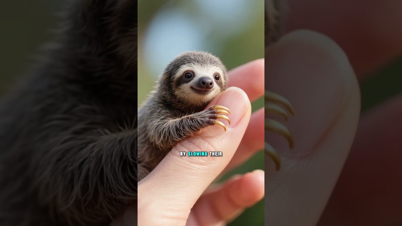A Strange Fact About Baby Sloths 🦥  