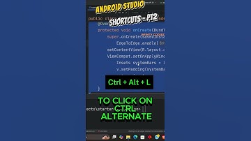 Android Studio Shortcuts Pt 2