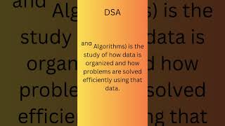 DSA || Data Structures Explained in 1 Minute 🤯 #coding