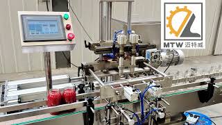 MTW Automatic 2 HEADS TOMATO PASTE FILLER piston pump filling machine
