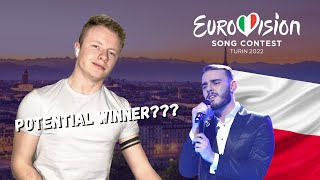 REACTING TO POLAND EUROVISION 2022 (Krystian Ochman - River)