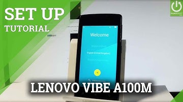 How to Set Up LENOVO Vibe A 1000m - Basic Activation Guide