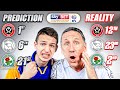 REACTING TO OUR CHAMPIONSHIP PREDICTIONS *GONE WRONG*