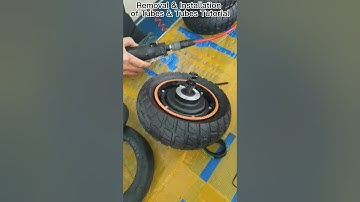 (2023 version) KugooKirin G2Pro=KuKirin G2Pro - Inner tube&tires of Rear Wheel Replacement Tutorial