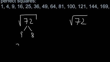 Geometry:  How to Simplify Square Roots