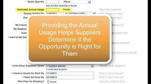 MFG.com - Request for Quotation - RFQ Creation
