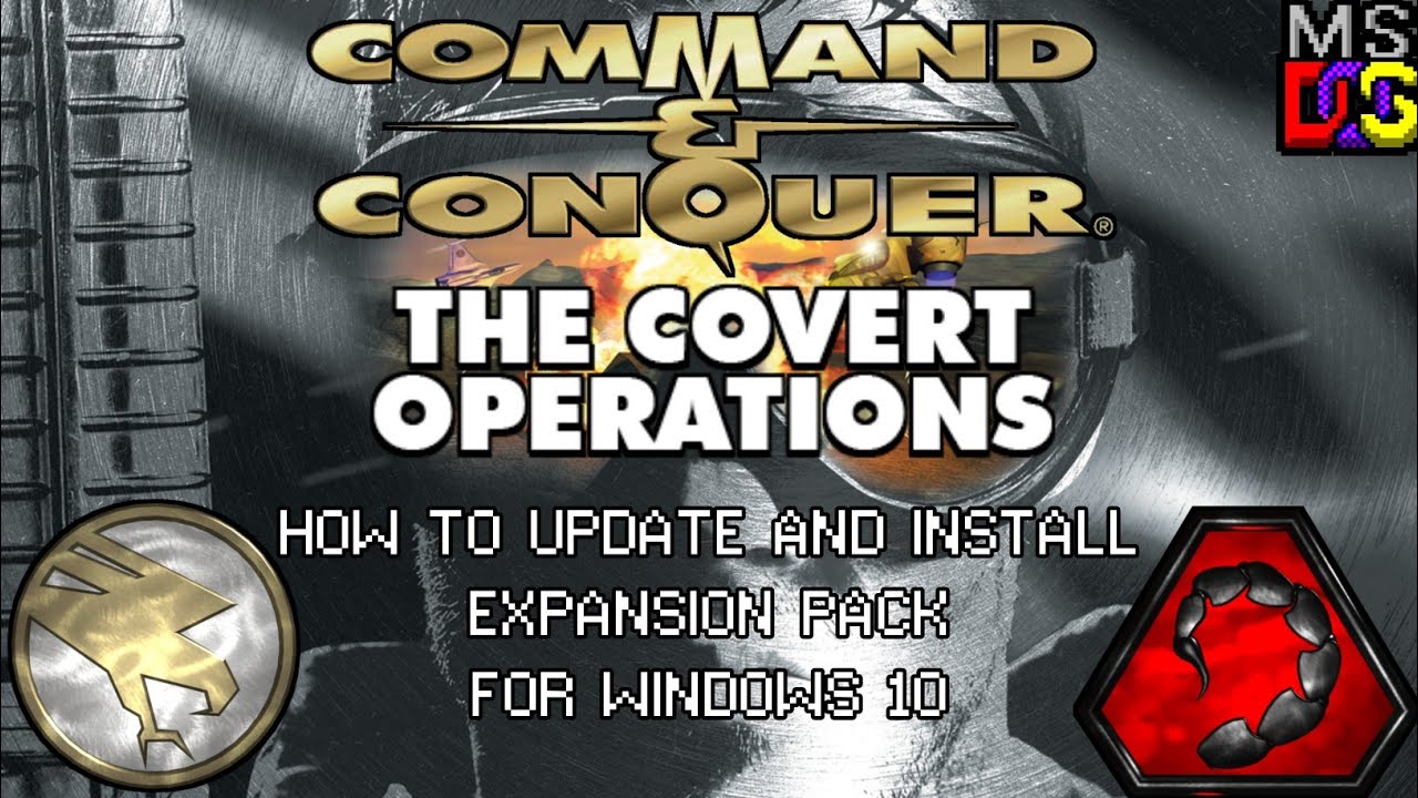 How To Update & Install C&C Tiberian Dawn The Covert Operations DOS For Windows 10