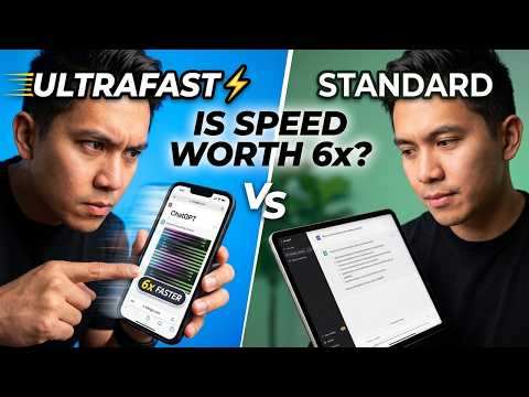 ChatGPT Ultrafast vs. Standard: Is the Speed Worth 6x?