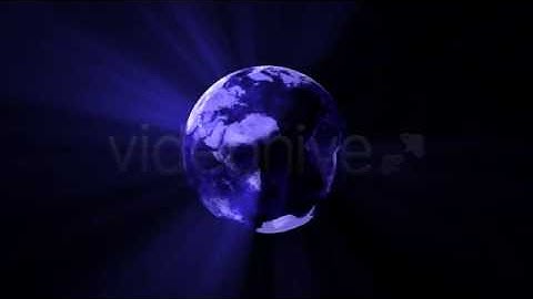 after effects project -  Blue Rays Globe - from videohive