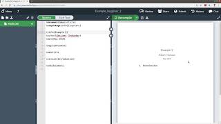 Introduction to LaTeX and Overleaf
