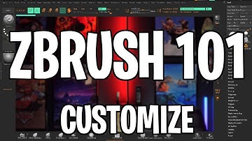 Leer Zbrush in 2025 | Versnel uw workflow | Aangepaste gebruikersinterface, kleuren en pop-upmenu