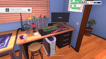 PC Building Simulator-Getting your feet wet Trophy & Stars in your eyes (maybe try squinting) Trophy