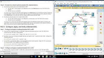 [CCNA S2] 9.2.1.10 Packet Tracer Configuring Standard ACLs