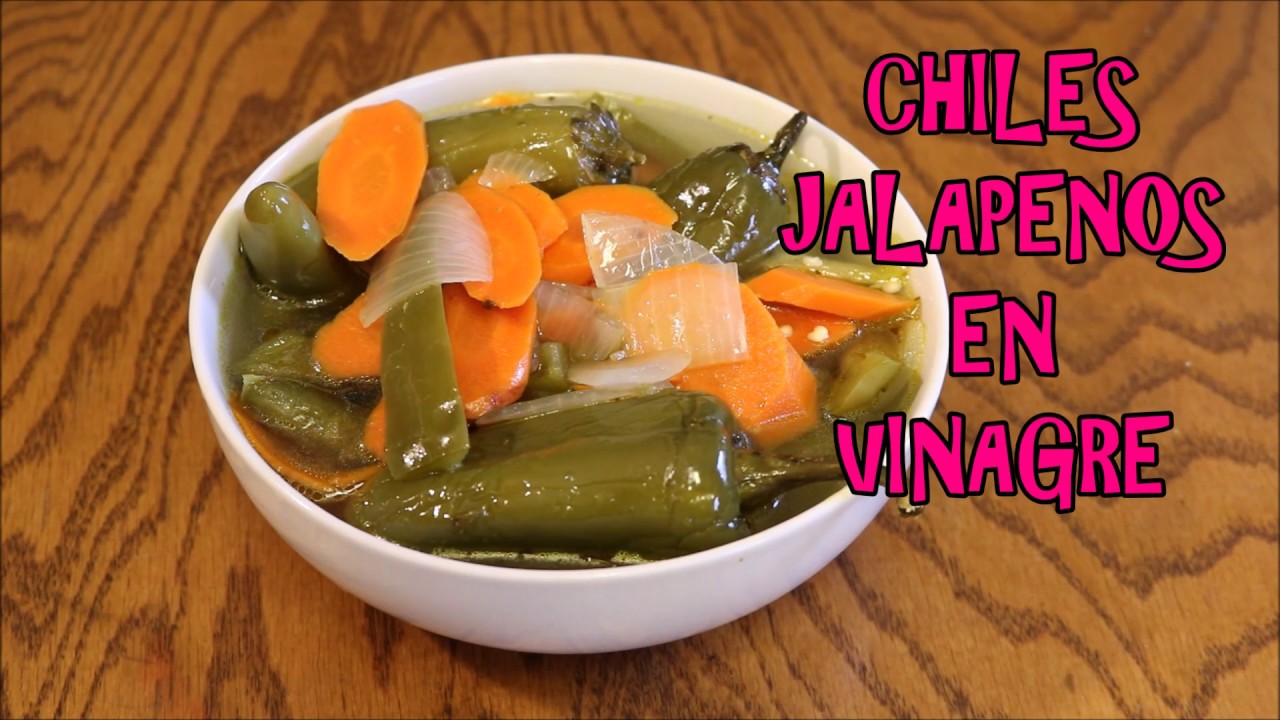 ? COMO HACER CHILES JALAPEÑOS O CHILES EN VINAGRE || COCINA Y MAS CON  ARMIDA - YouTube