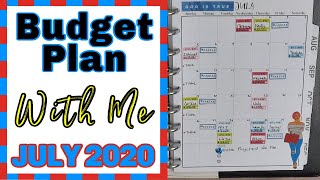 July 2020 Budget Plan With Me: Monthly Calendar Budget Setup IN MY NEW PAYCHECK BUDGET JOURNAL