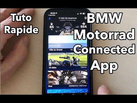 Application BMW Motorrad Connected  : Tuto rapide