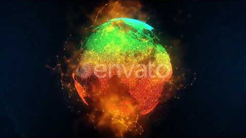 Digital Earth Technology Background | Motion Graphics - Envato elements