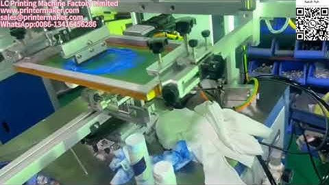 Cursor alignment servo curved surface rolling screen printing machine, combined withUVcuring machine