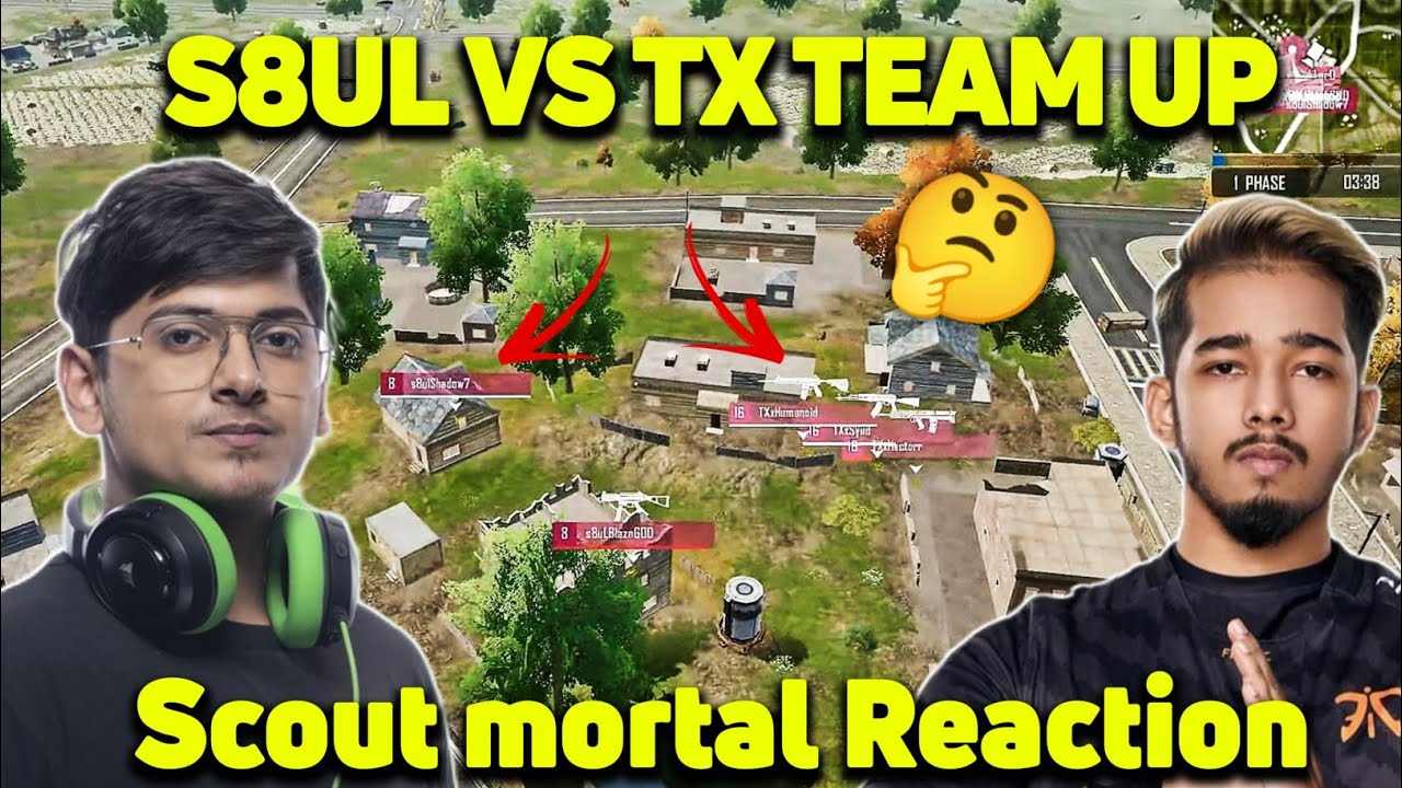 s8ul vs Tx Team up Fight Reaction| Drop Clash 🤔 - YouTube